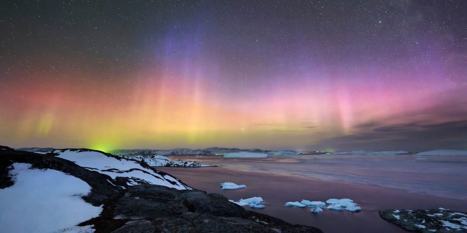 Aurora Borealis (Northern Lights) in Greenland. Greenland Photography Tours and Workshops