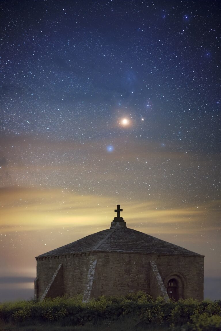 St. Aldhelms Head at night, Dorset