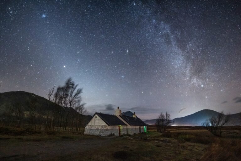 Night sky in the Scottish Highlands