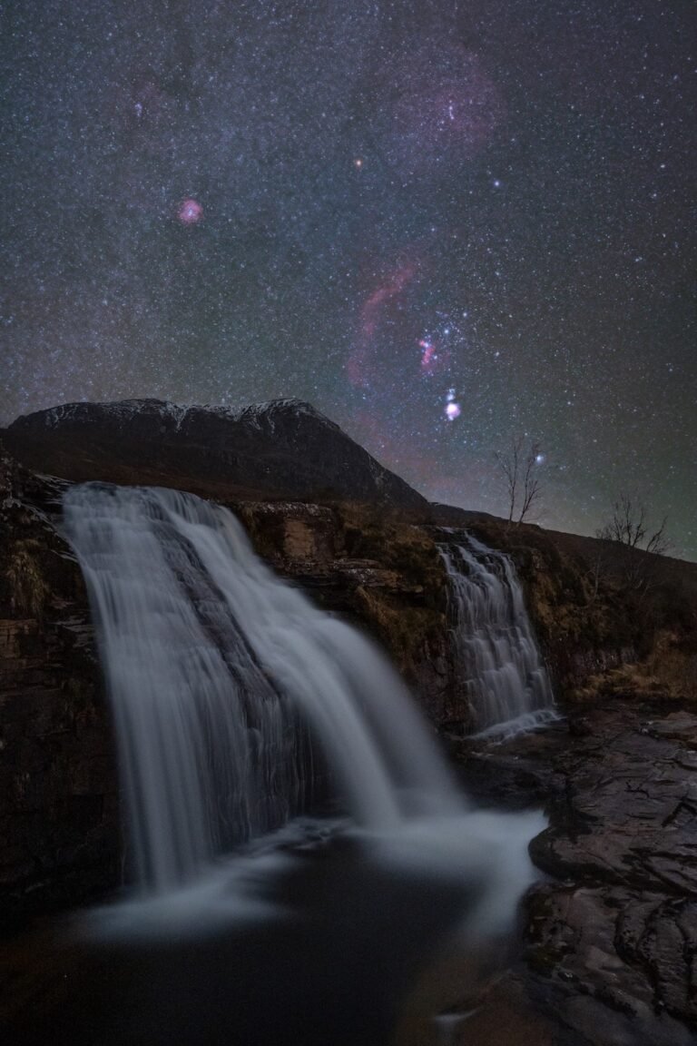 Night sky in the Scottish Highlands