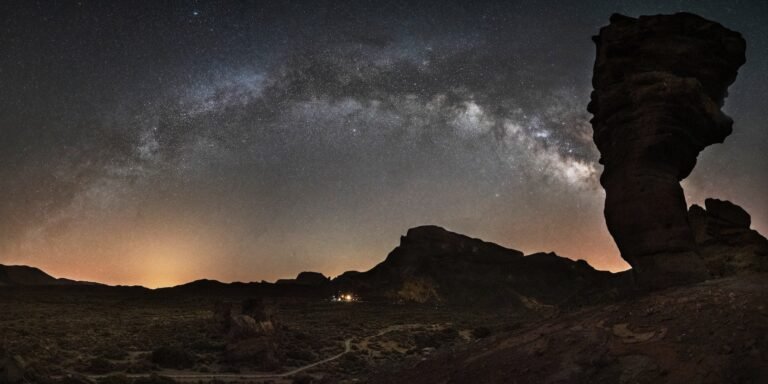 Milky Way over Tenerife in the Canary Islands